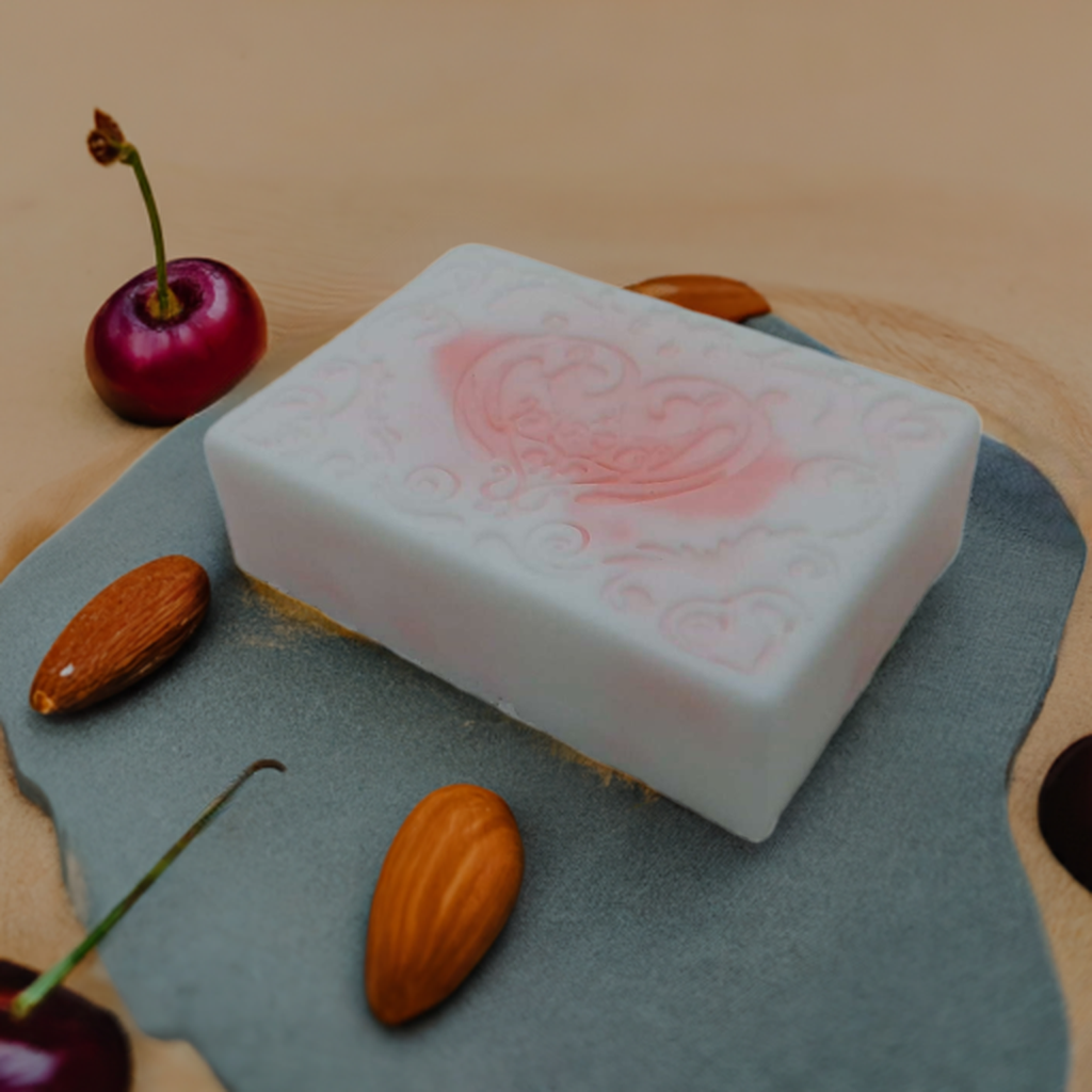 Cherry Almond infused in Goatmilk Soap