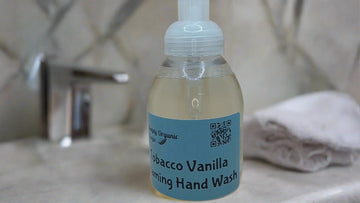 Jabón de manos espumoso de vainilla y tabaco