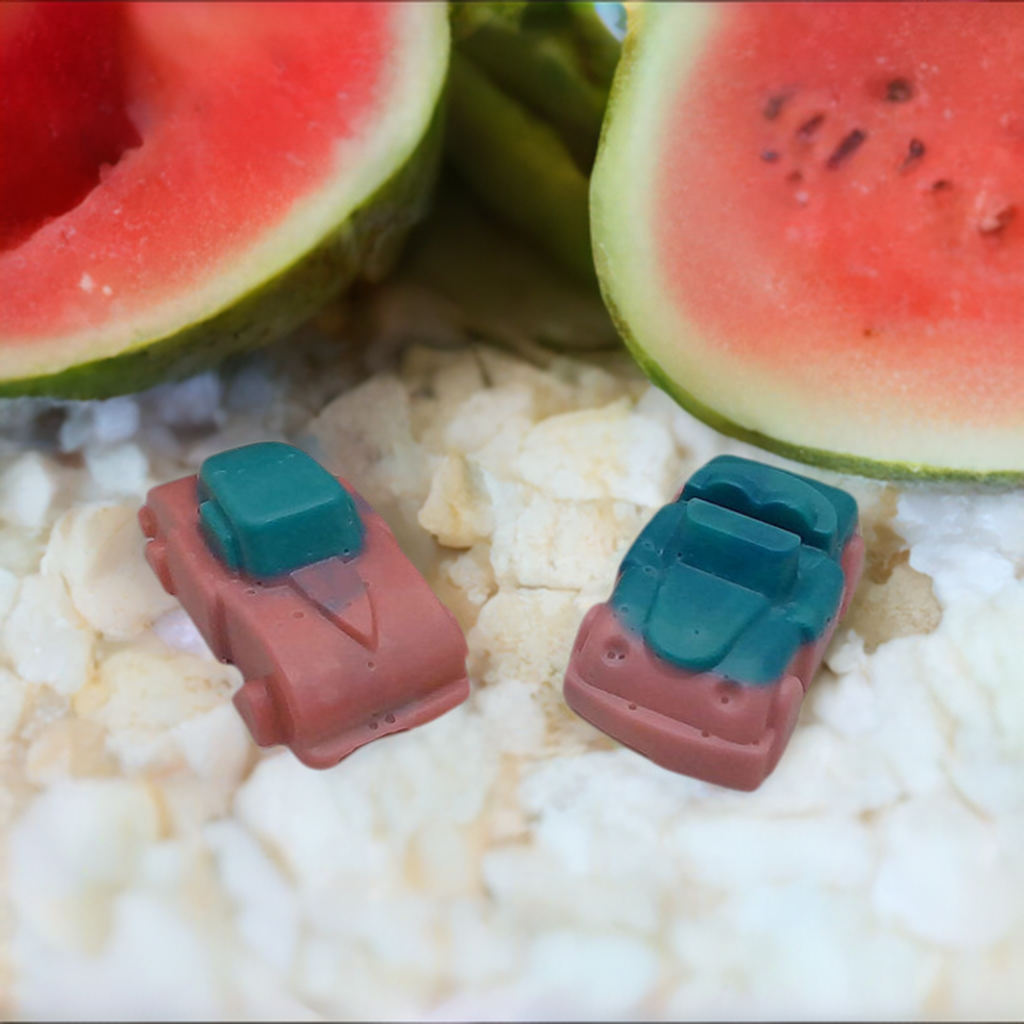 Strawberry Watermelon Cars infused in Oatmeal Soap