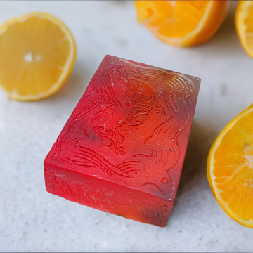 Jabón de glicerina de naranja dulce