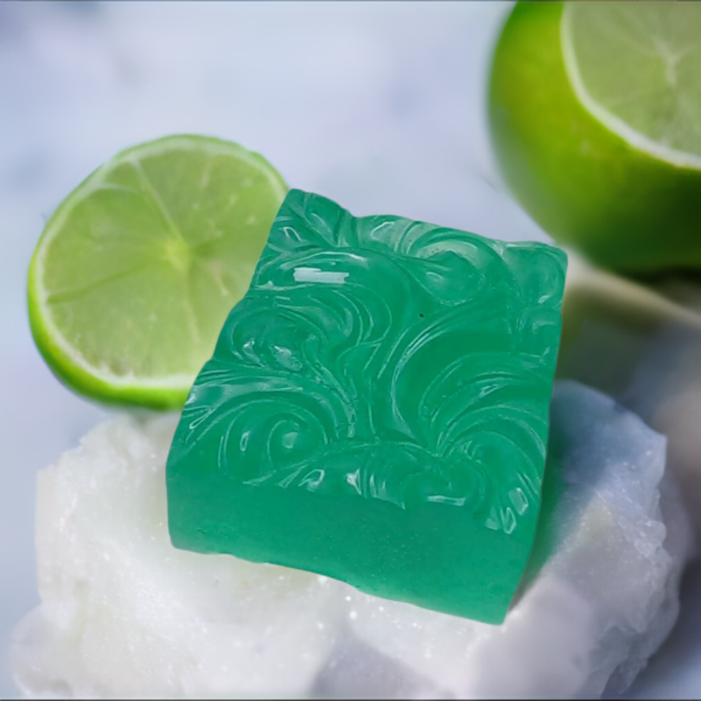 Lime and Aloe infused in Glycerin Soap