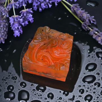 Blood Orange and Lavender in Glycerin Soap